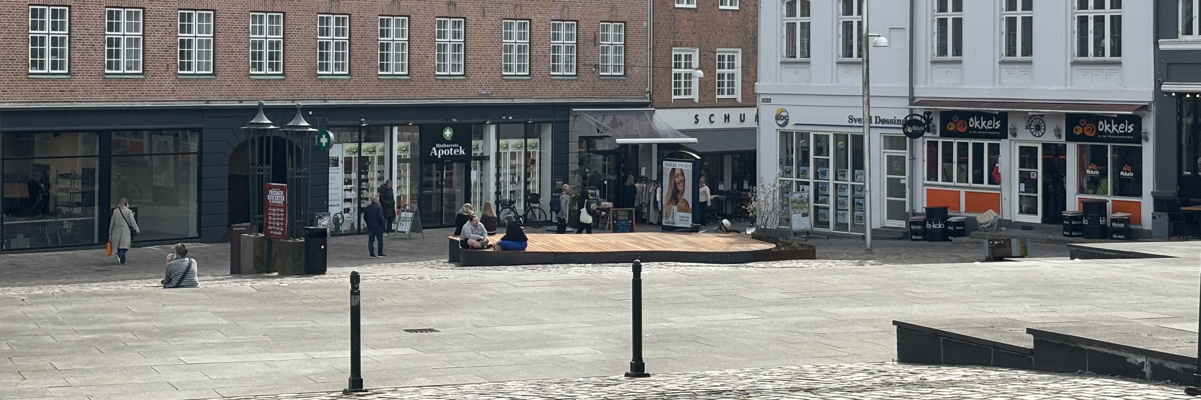 Hjultorvet set fra nordvest.