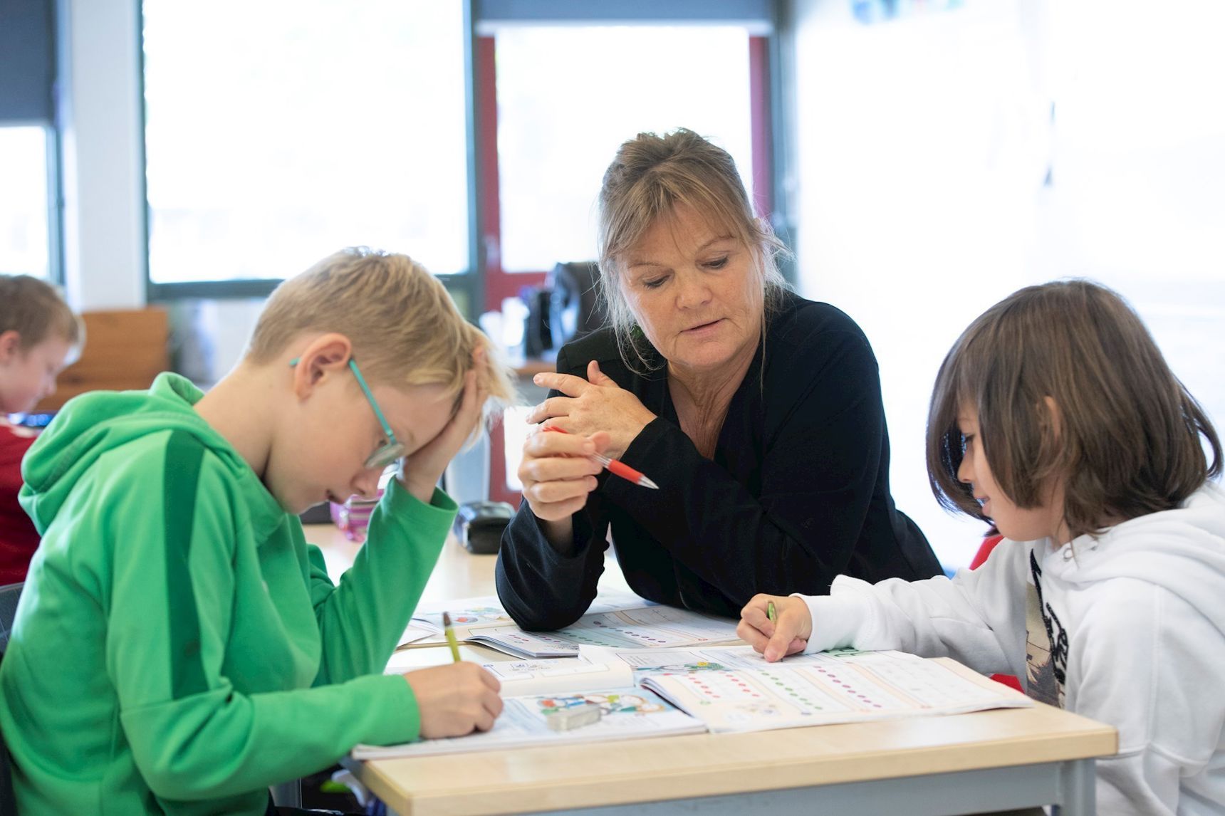 Elever på skole