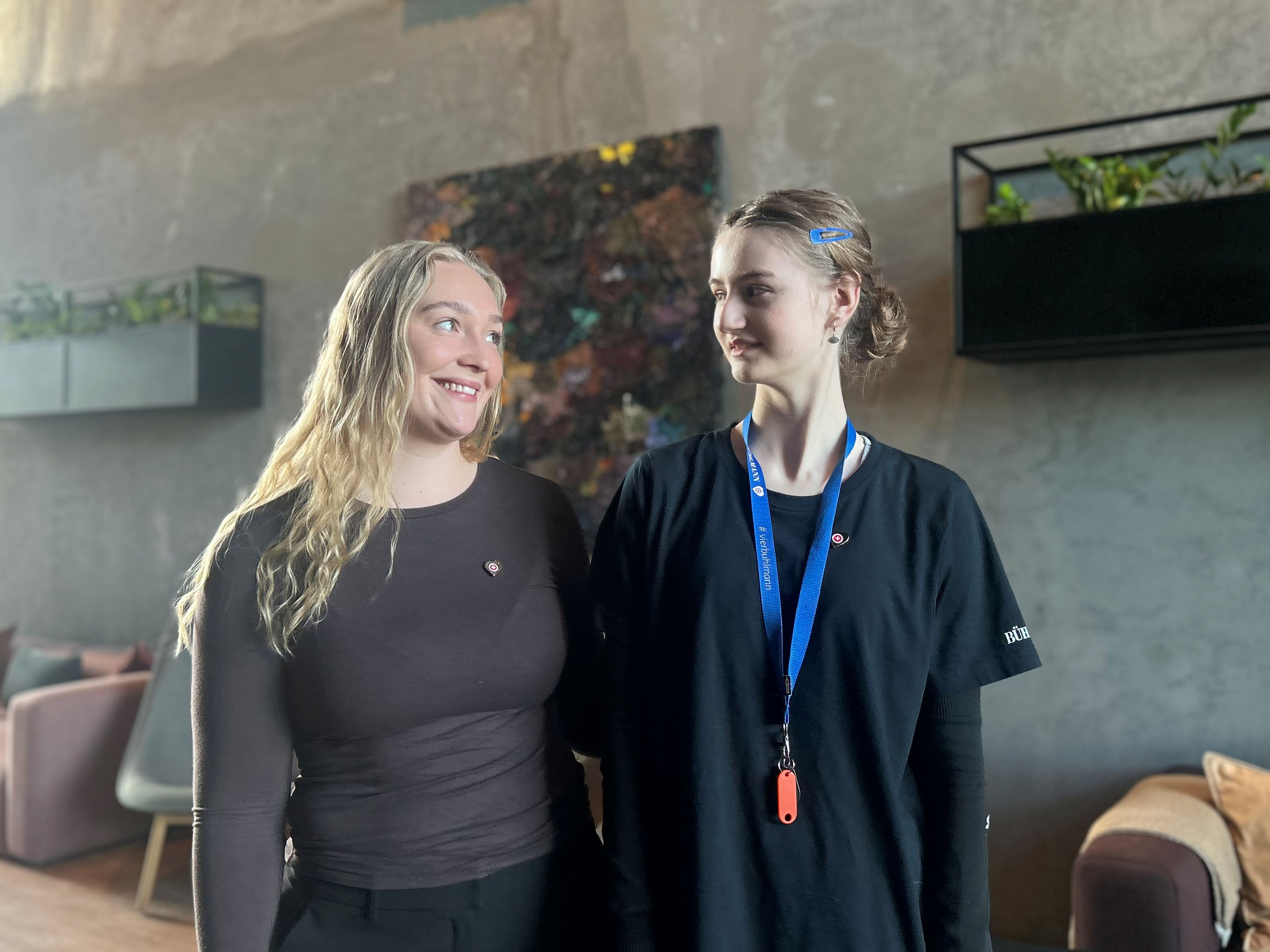Service Manager på Peak 12, Maria Kok Welling Frandsen og housekeeper-afløser Anna Kastbjerg