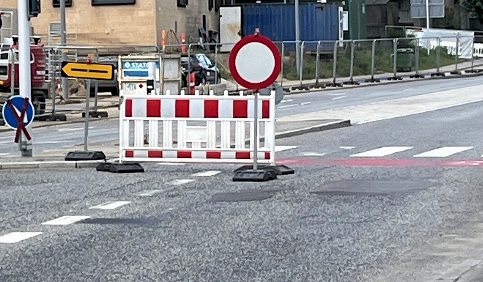 Skilte - vejspærring