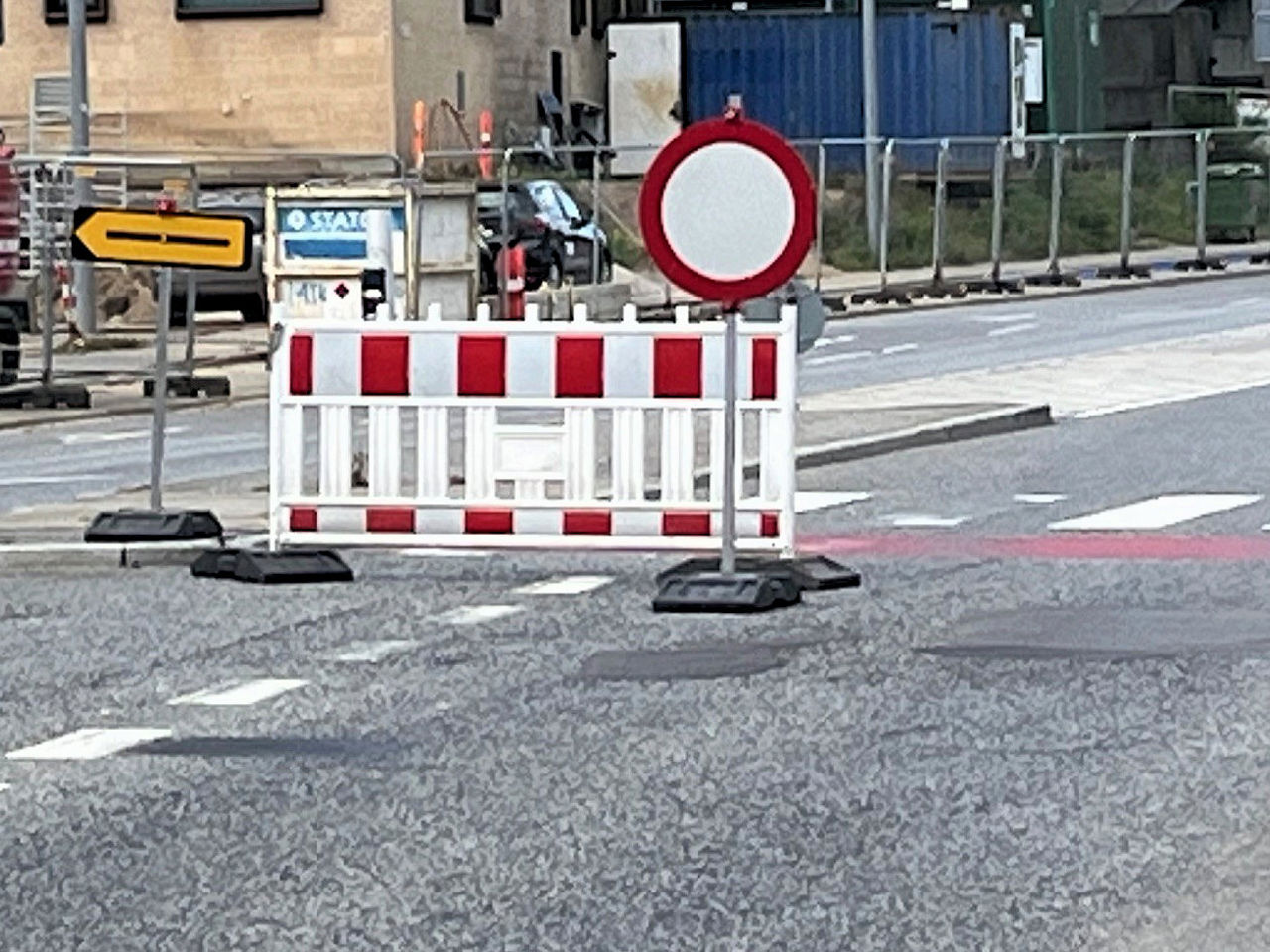 Skilte - vejspærring