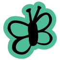Sommerfugl illustration
